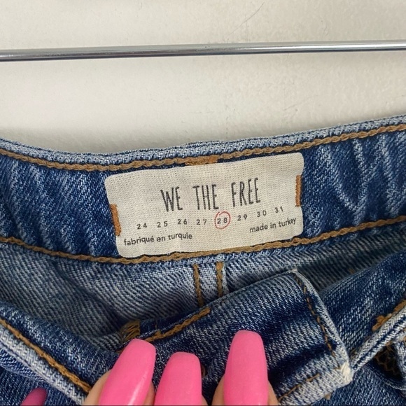 WE THE FREE denim button fly mini skirt - Picture 3 of 5